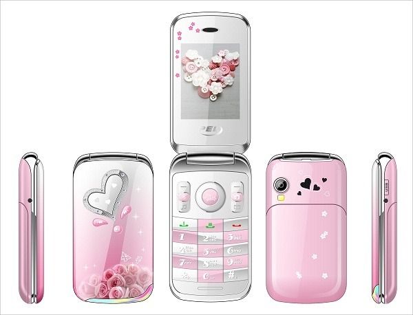 Celular Lançamento W 666 Mp20 Coração Luminoso